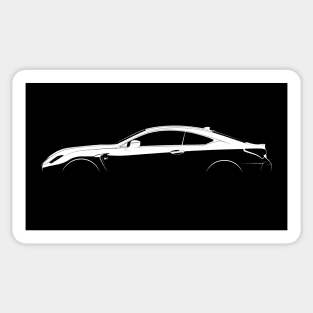 Lexus RC F Silhouette Sticker